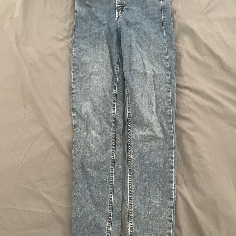 Topshop Light Blue Skinny Jeans